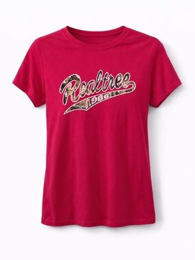 Realtree Pink Graphic Tee Camo Logo Short Sleeve Medium